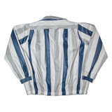 CLAUDE HARVEY Mens Lined Jacket Grey 90s Striped M