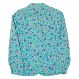 Womens Blazer Jacket Blue Floral S