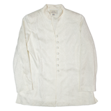 UN DEUX TROIS Mens Blazer Jacket Cream 90s Crazy Pattern M