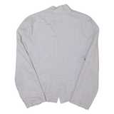 CARTOON Womens Blazer Jacket Grey Striped S