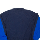 Mens Shell Jacket Black Nylon 90s Colourblock XL