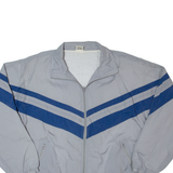 PLAY CREW Mens Shell Jacket Grey Nylon 90s L