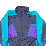 DESIGN RA Womens Shell Jacket Blue Colourblock L