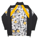 TOLERANCE Womens Track Jacket Black Floral UK 14