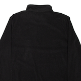 REGATTA Womens Fleece Black 1/4 Zip UK 14