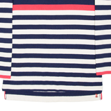 JOULES Womens Patterned Jumper Blue Striped Tight Knit Wool UK 6