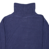 FAT FACE Womens Jumper Blue High Neck Tight Knit M