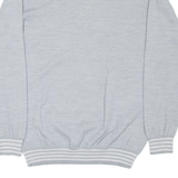 PIERRE CARDIN Mens Jumper Blue Collared Tight Knit Wool S