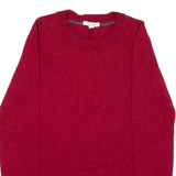 WHITE STUFF Womens Jumper Red Tight Knit Wool UK 6