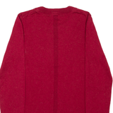 WHITE STUFF Womens Jumper Red Tight Knit Wool UK 6