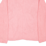 TALBOTS Womens Jumper Pink Tight Knit S