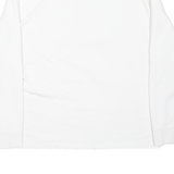 CALVIN KLEIN Mens Jumper White 1/4 Zip M