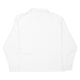 CALVIN KLEIN Mens Jumper White 1/4 Zip M