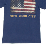 New York City Mens T-Shirt Blue USA S
