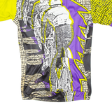 Cycling Mens Jersey Purple 1/4 Zip S