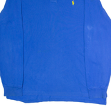 POLO RALPH LAUREN Mens Polo Shirt Blue Long Sleeve L