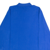 POLO RALPH LAUREN Mens Polo Shirt Blue Long Sleeve L