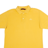 KAPPA Mens Polo Shirt Yellow M