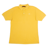 KAPPA Mens Polo Shirt Yellow M