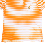 POLO RALPH LAUREN Mens Polo Shirt Orange Striped L