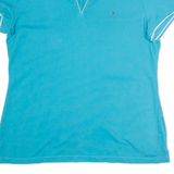 TOMMY HILFIGER Womens Polo Shirt Blue L