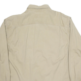 CARHARTT Walmart Mens Worker Shirt Beige Long Sleeve XL