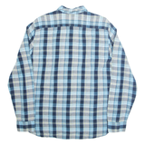 LEVI'S Mens Shirt Blue Check Long Sleeve L