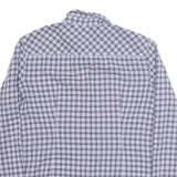 ESPRIT Womens Shirt Blue Check Long Sleeve M
