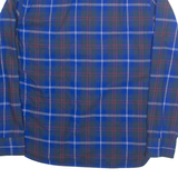 LEVI'S Mens Shirt Blue Check Long Sleeve M