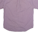 TOMMY HILFIGER Mens Shirt Red Check Short Sleeve XL