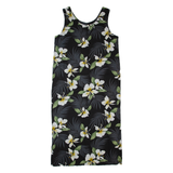 PARADISE FOUND Womens Tank Dress Blue 90s Floral Sleeveless Long XL