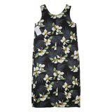 PARADISE FOUND Womens Tank Dress Blue 90s Floral Sleeveless Long XL