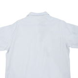 DELU Mens Plain Shirt Blue L