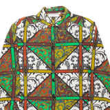 SOLANGE MONDOR Womens Shirt Brown Paisley Long Sleeve L