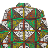 SOLANGE MONDOR Womens Shirt Brown Paisley Long Sleeve L