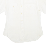 Mens Plain Shirt Cream XL