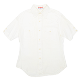 Mens Plain Shirt Cream XL