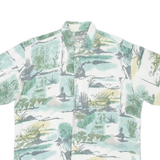 THE LOST CITY Mens Shirt Blue Crazy Pattern M