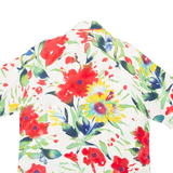 YESSICA Womens Shirt Red Viscose Floral L