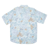 THE GREAT MANHATTAN CLUB Mens Shirt Blue Viscose Crazy Pattern S
