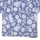OVIESSE Mens Shirt Blue Floral XL