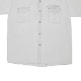 DETOX Mens Plain Shirt Grey 3XL