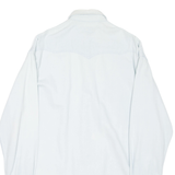 TEDDY'S Mens Denim Shirt Blue Long Sleeve M