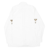 Mens Shirt White Long Sleeve L