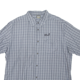 JACK WOLFSKIN Mens Shirt Grey Check L