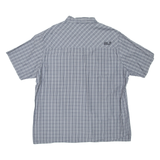 JACK WOLFSKIN Mens Shirt Grey Check L