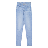 LEVI'S Mile High BIG E Womens Jeans Blue Slim Skinny Stone Wash W26 L28