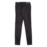 LEVI'S 710 Womens Jeans Black Slim Skinny W24 L30