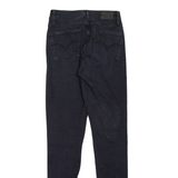 LEVI'S 721 High Rise BIG E Womens Jeans Black Slim Skinny W26 L30