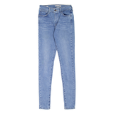 LEVI'S 720 High Rise BIG E Womens Jeans Blue Slim Skinny W27 L32